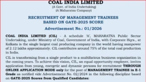 CIL Management Trainee Recruitment 2026