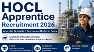 HOCL Apprentice Recruitment 2026