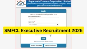 SMFCL Executive Recruitment 2026