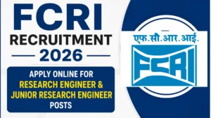 FCRI Recruitment 2026